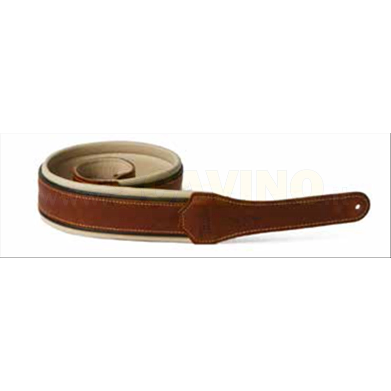 Taylor Renaissance Strap,Med Brown,Leather,2.5"