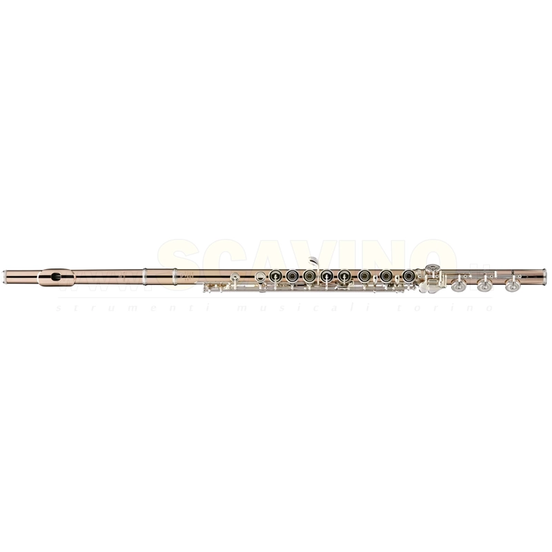 Powell Flutes Conservatory Aurumite Oro 9K Flauto Traverso Offset B Low