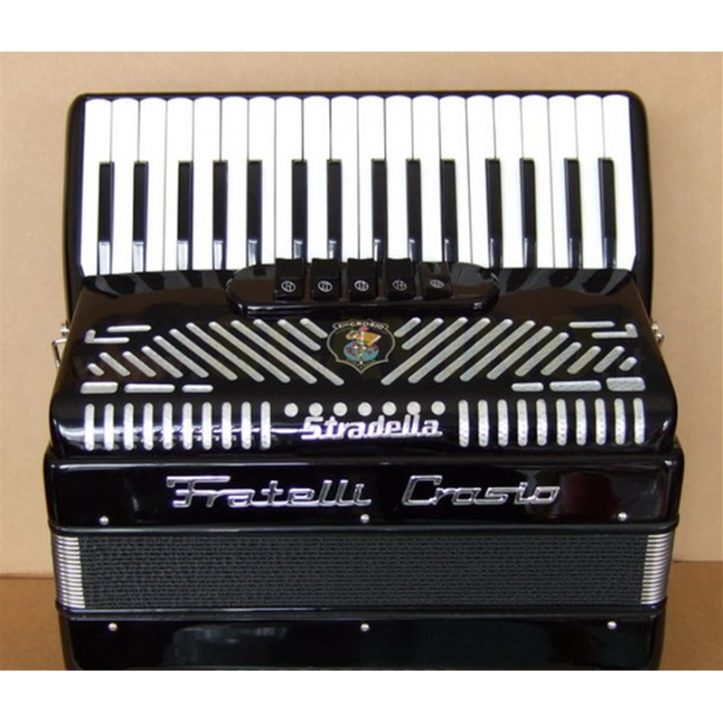 Fisarmonica Crosio 80 bassi 7+2 Nera 37 tasti
