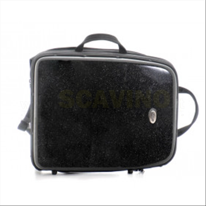 Tortajada 411 Custodia Doppia per Clarinetto Sib + La in Fibra di Vetro Nera