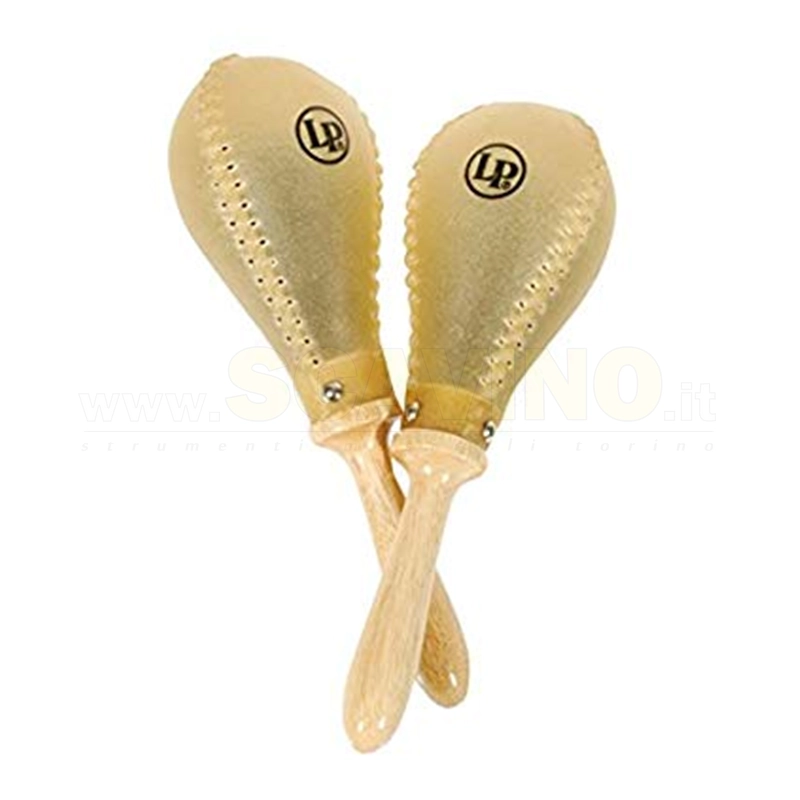 Latin Percussion LP395 Rawhide Maracas Natural