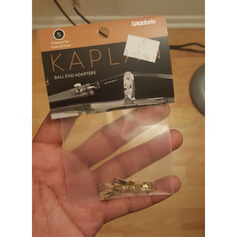 D'Addario Kaplan KSAA Adattatore corda pallino 5 pezzi