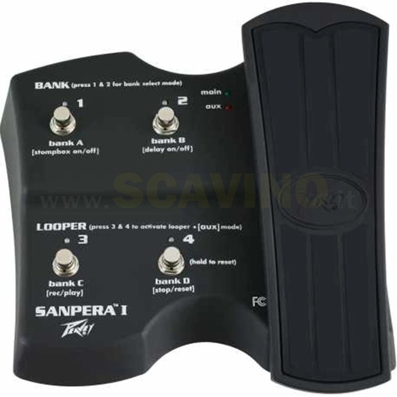 Peavey SANPERA® I FOOT CONTROLLER Looper/Recorder