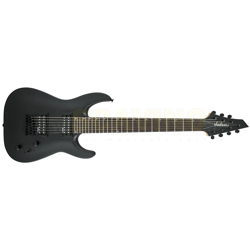 Jackson JS Series Dinky™ Arch Top JS22-7 DKA HT, Amaranth Fingerboard, Satin Black 2910132568