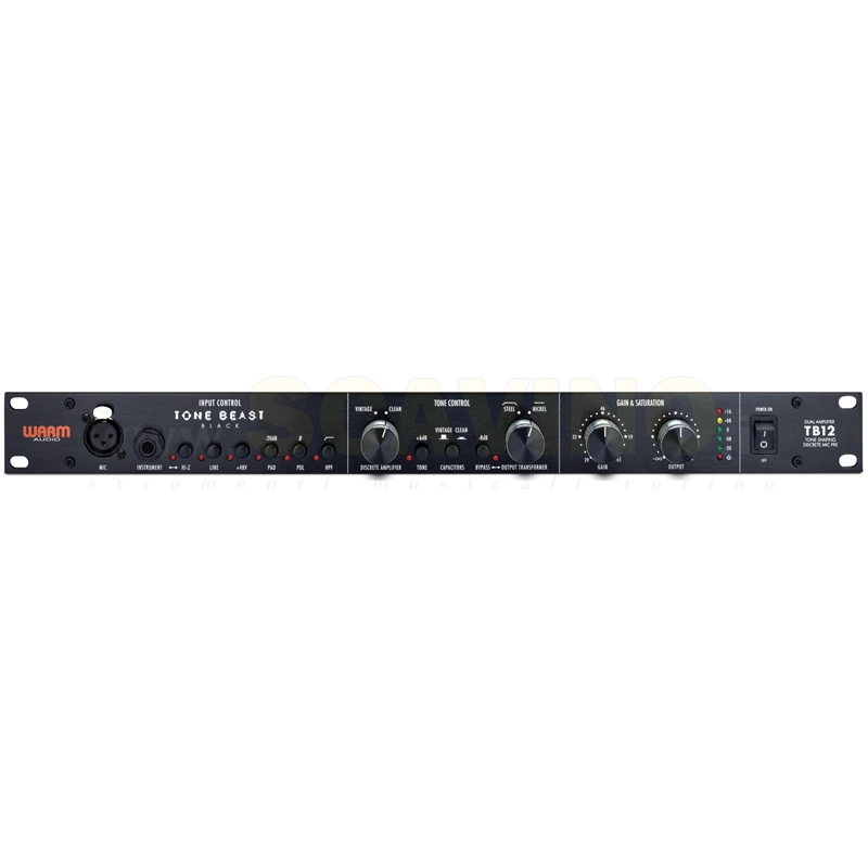 WARM AUDIO TB12 Tone Beast Black Preamplificatore microfonico