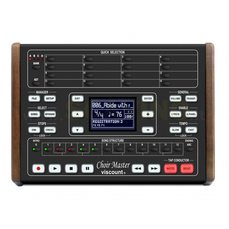 Viscount Choir Master Accompagnatore liturgico per il coro finitura rovere scuro