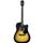 Goldwood Dreadnought cutaway Eq Sunburst GW-CS-DCE-SG