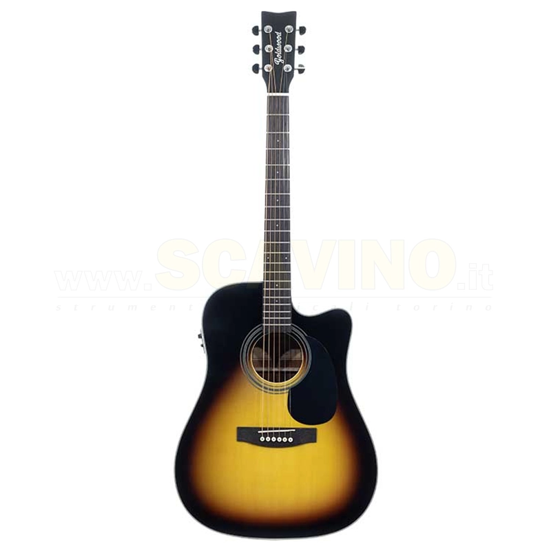 Goldwood Dreadnought cutaway Eq Sunburst GW-PS-DCE-SS