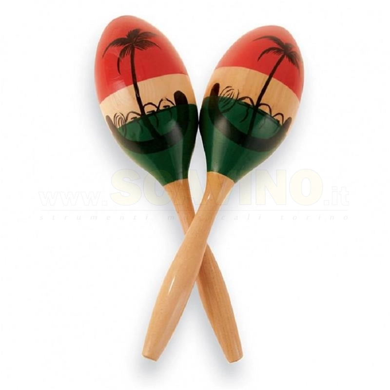LP862145 MARACAS IN LEGNO