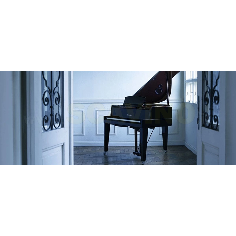 YAMAHA N3X Pianoforte ibrido Avant grand codino nero lucido