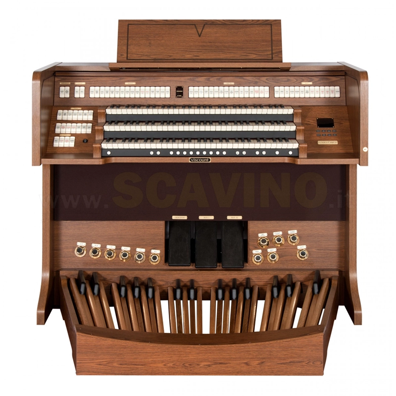 Viscount Unico CLV8 Organo liturgico 3 manuali Rovere Chiaro