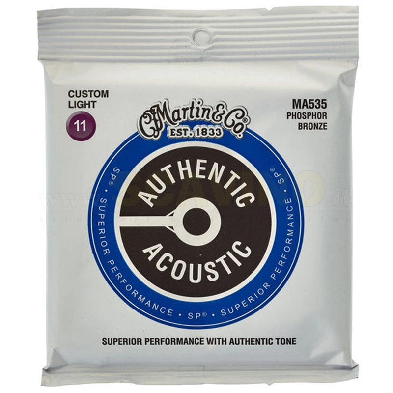 Martin & Co. MA535 Custum Light Fosforo 11-52