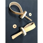 Amat 127/D Coppia di Manali in Cuoio per Piatti Banda