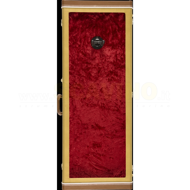 Fender Guitar Display Case, Tweed, astuccio teca fender