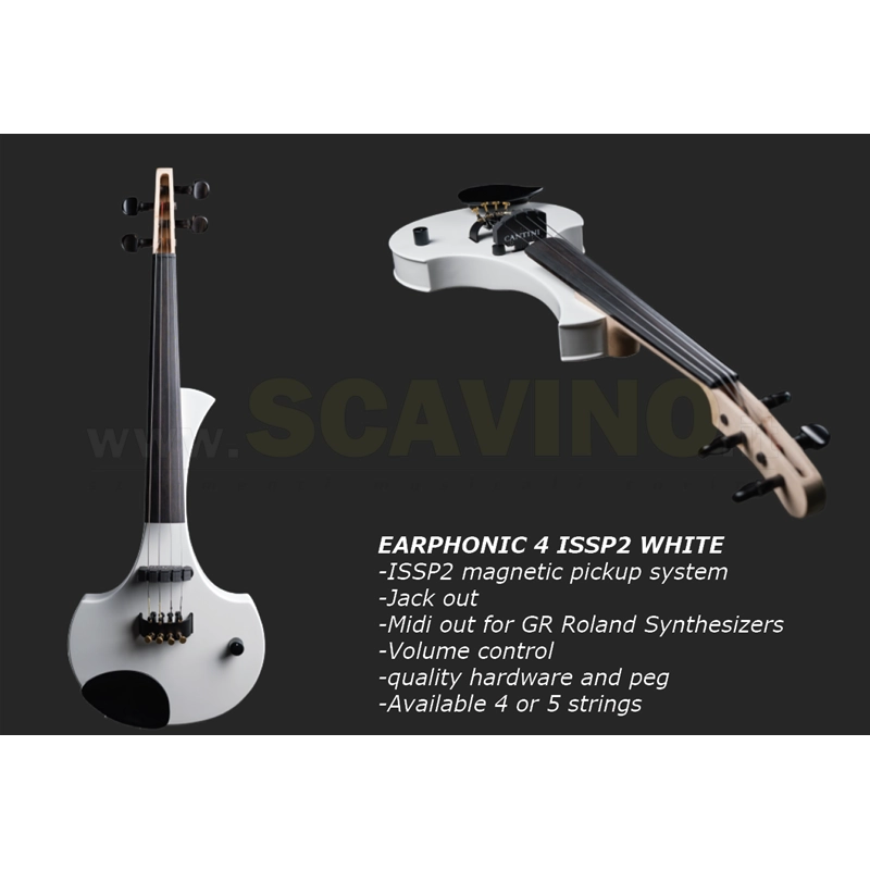 Cantini Violino Earphonic 4 ISSP2  MIDI Colore Bianco