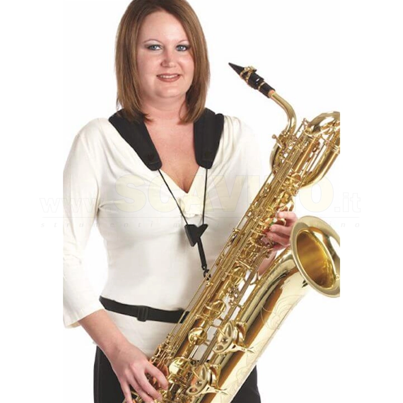 Vandoren FNH101 Tracolla Ergonomica con bretelle e cintura per clar basso e fagotto