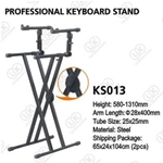 Supporto per 2 Tastiere a Doppia X