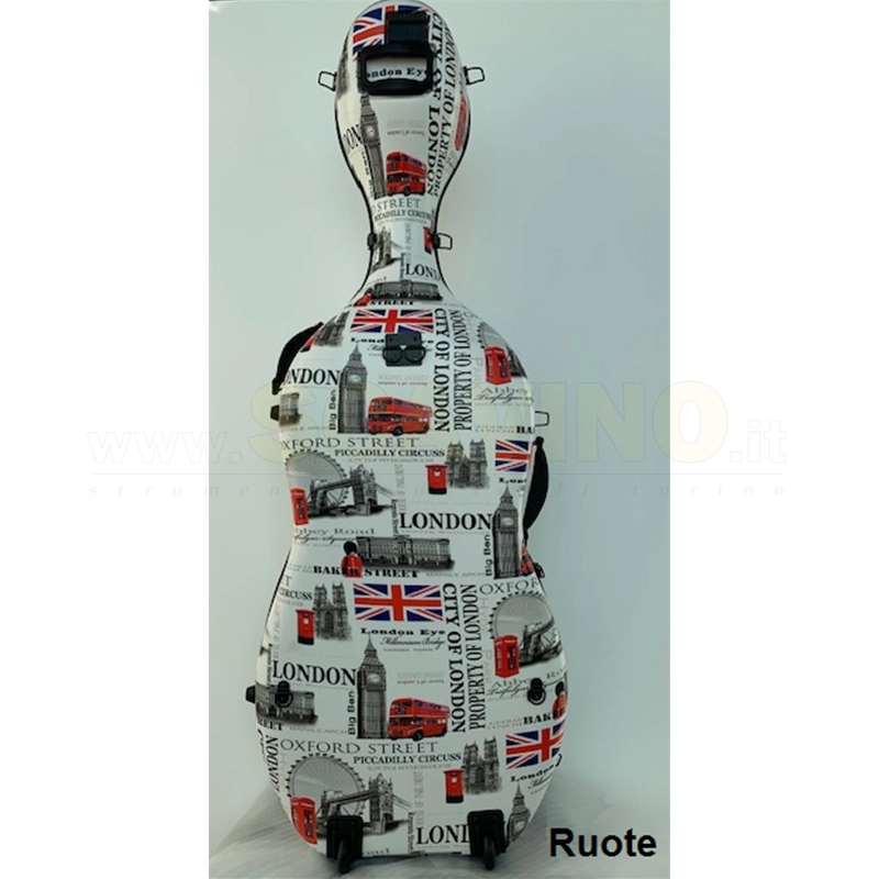 ASTUCCIO CELLO 4/4 MOD CL LONDON ABS C/RUOTE