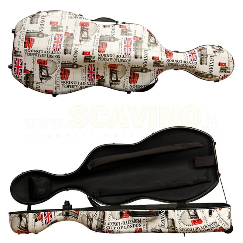 ASTUCCIO CELLO 4/4 MOD CL LONDON ABS C/RUOTE