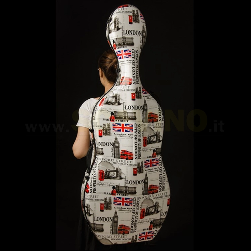 ASTUCCIO CELLO 4/4 MOD CL LONDON ABS C/RUOTE
