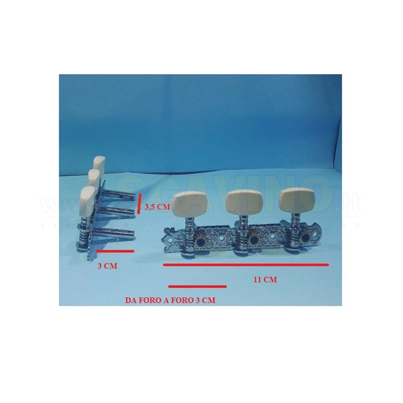 MECCANICHE CHITARRA CORDE METALLO