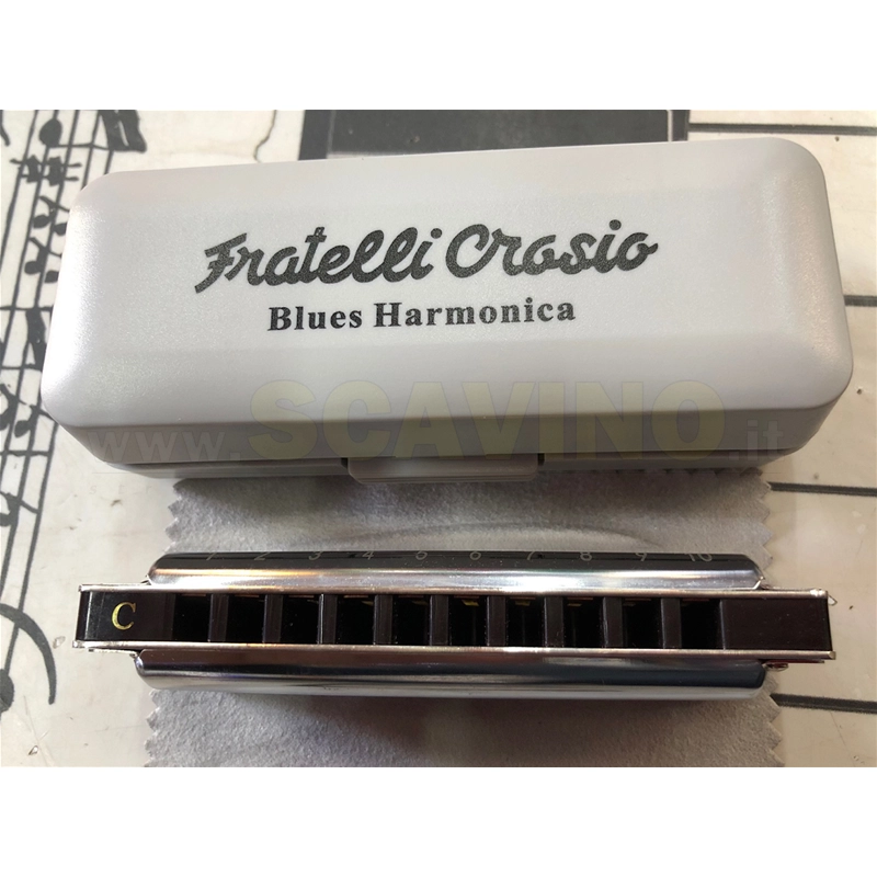 Crosio Armonica Blues 20 Voci 10 Fori in DO