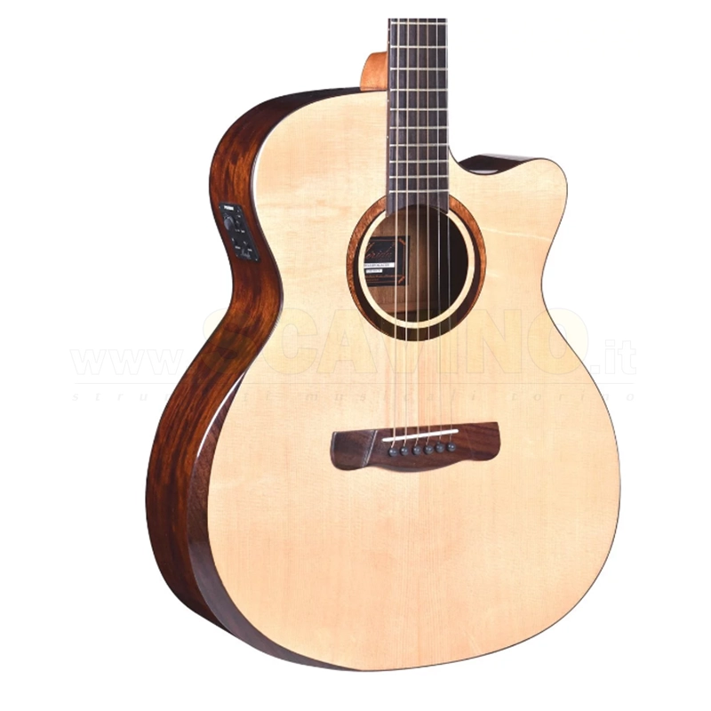 Merida DG20FOGACES Chitarra Acustica Massello con EQ Fishman ISY201