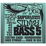 Ernie Ball 2850 - 5 corde Steel Super Slinky Bass cm.135