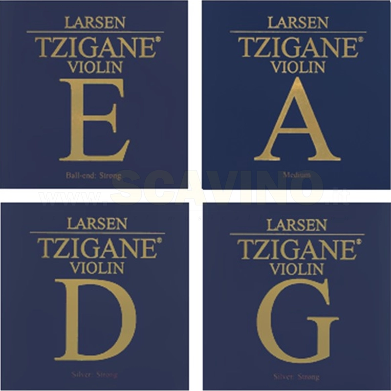 Larsen Tzigane Muta Violino Tensione Medium Pallino Removibile