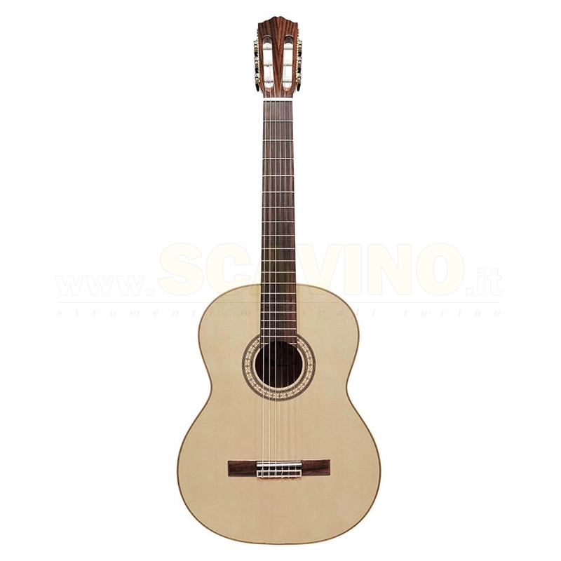 Salvador Cortez CS65 Chitarra classica 4/4 in acero marezzato con Deluxe Gigbag