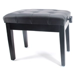 SM Pro panca per pianoforte regolabile  nero satinato