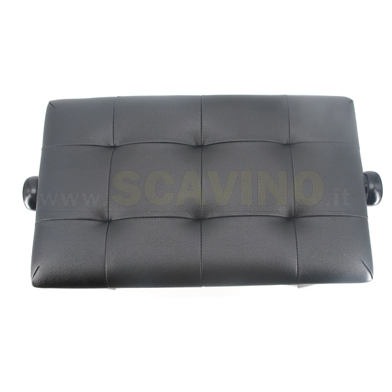 SM Pro panca per pianoforte regolabile nero satinato