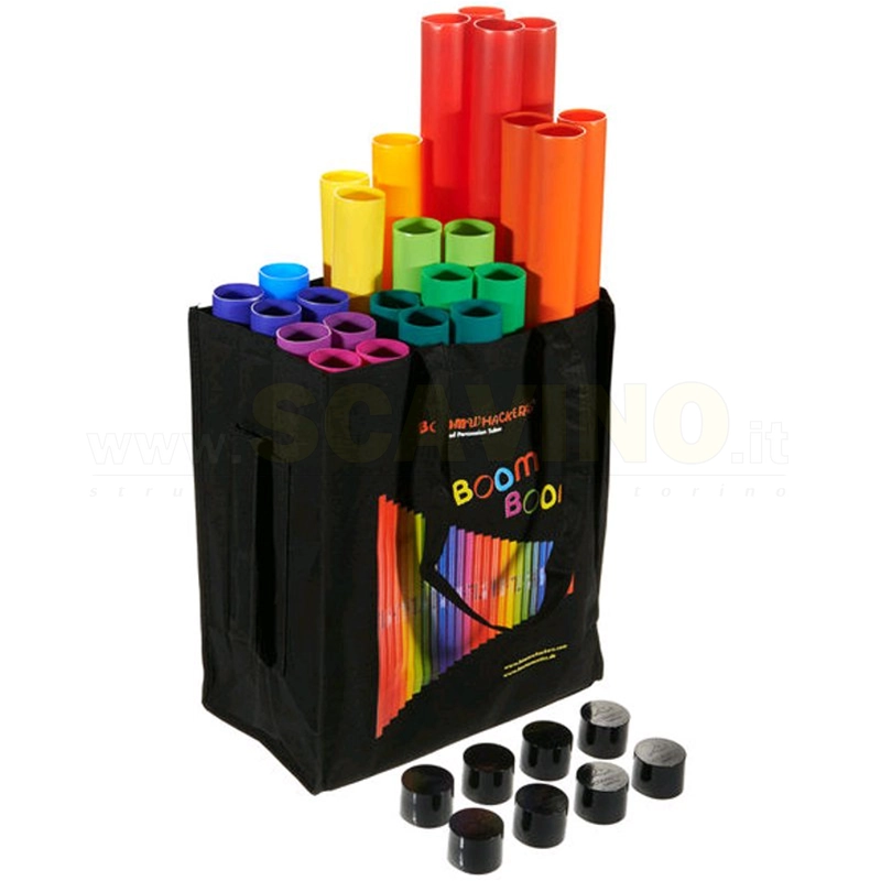 Boomwhackers ABW-Set04 Set 25 tubi + 8 tappi MGBW