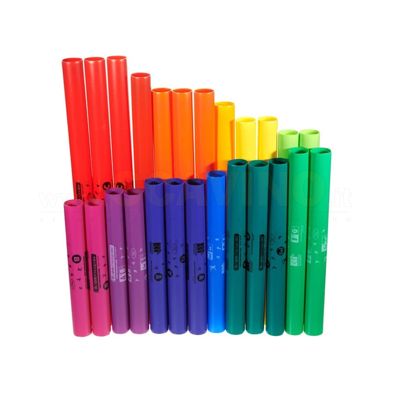 Boomwhackers ABW-Set04  Set 25 tubi + 8 tappi MGBW