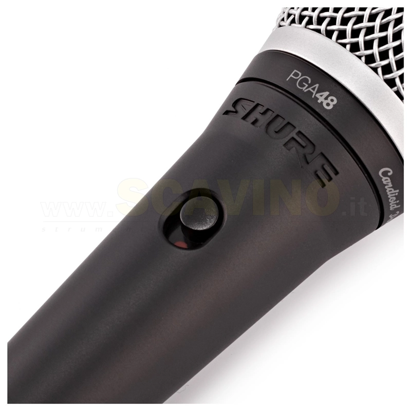 Shure PGA48 XLR Microfono Dinamico per Voce