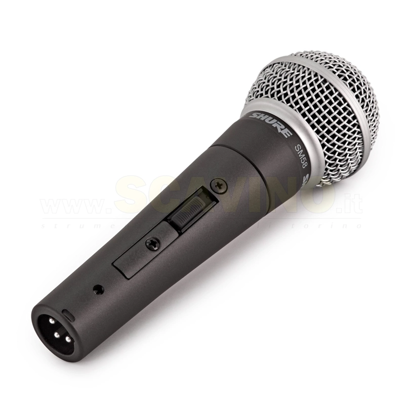 Shure SM58S Microfono Dinamico Cardioide con interruttore