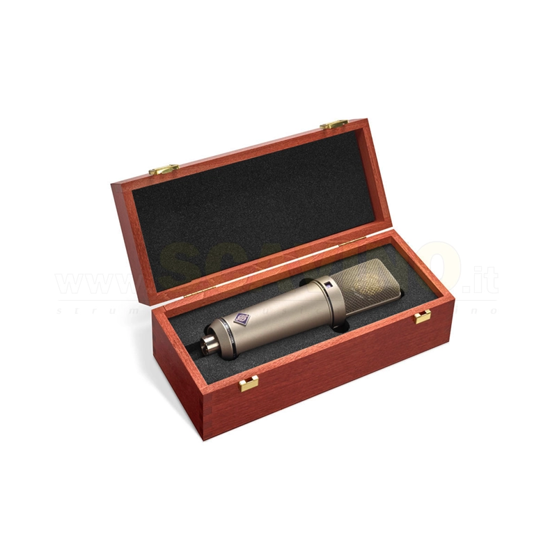 Neumann U89 I Box in Legno Microfono Condensatore
