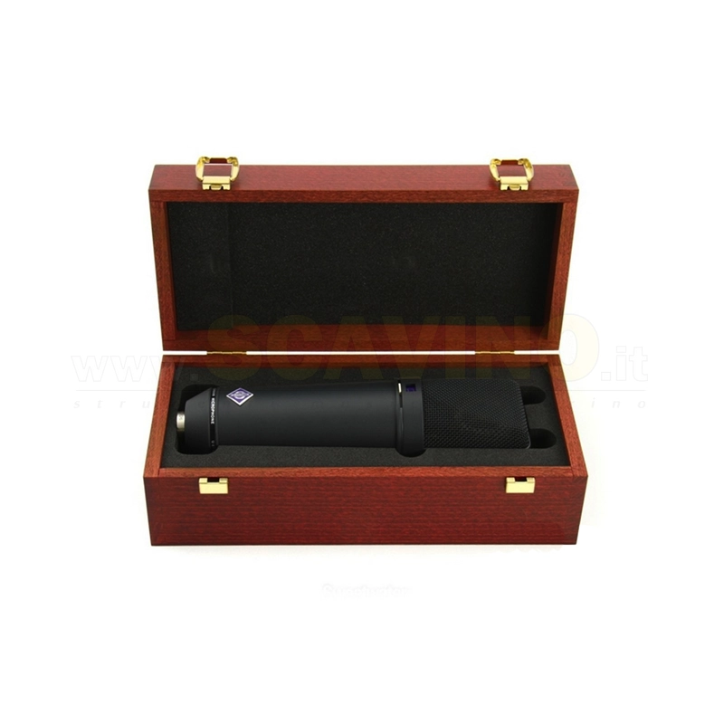Neumann U87 AI MT Box in Legno Microfono Condensatore