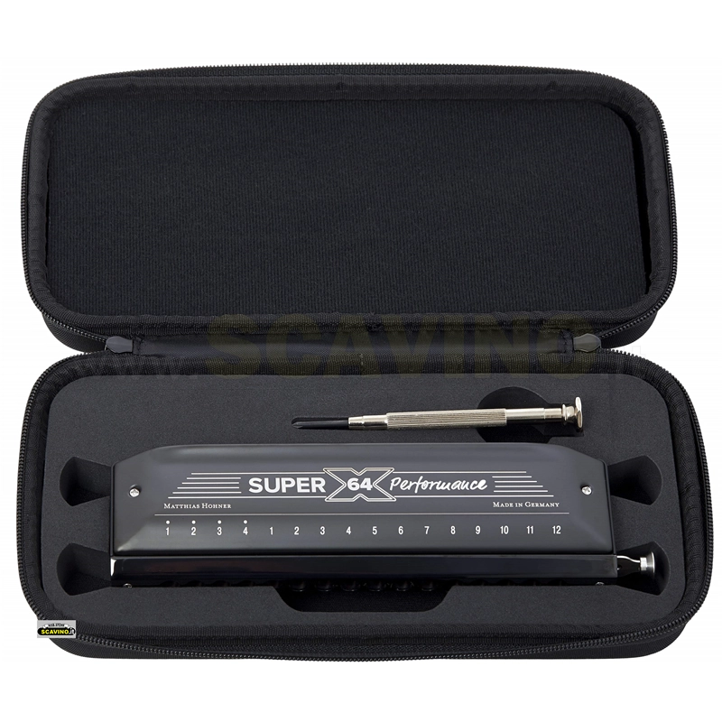 Hohner Armonica Super 64X new version Performance Black Finish
