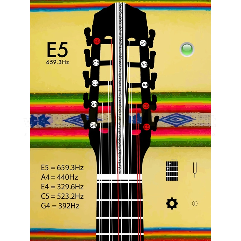 Charango boliviano "El Chasqui" Elettrificato body legno, serie professionale