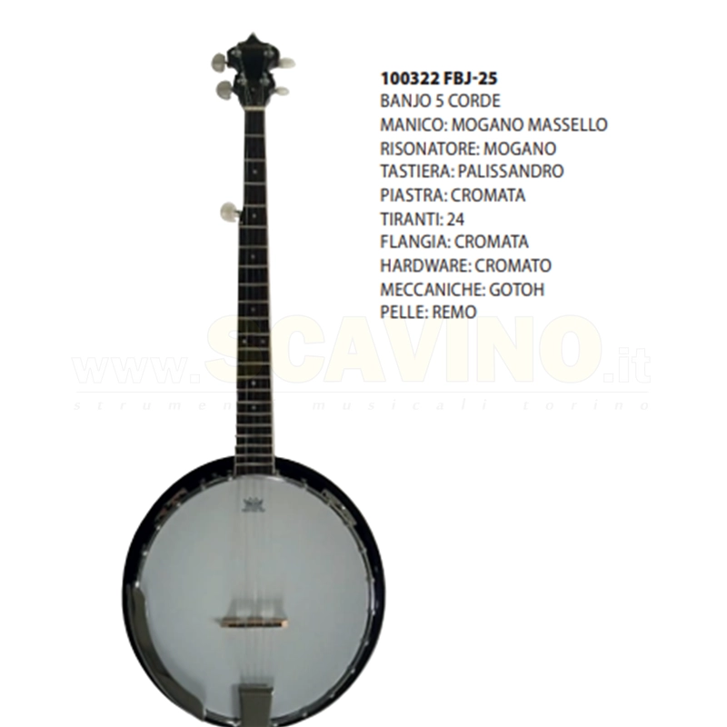 Banjo 5 Corde FBJ25 Caraya