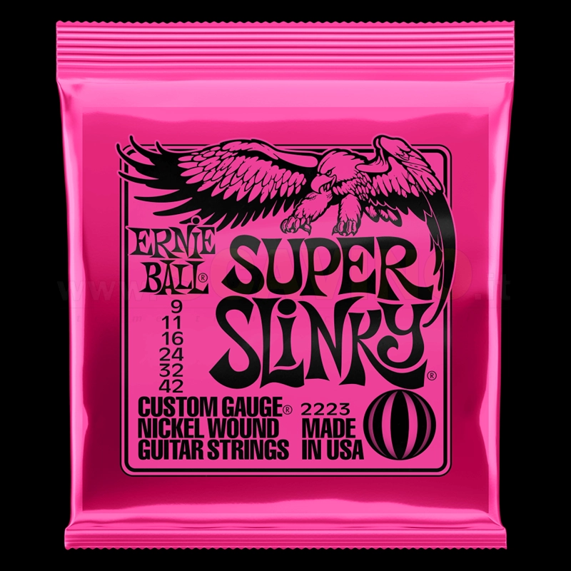 Ernie Ball 2223 Super Slinky Muta di Corde Chitarra Elettrica 9-42