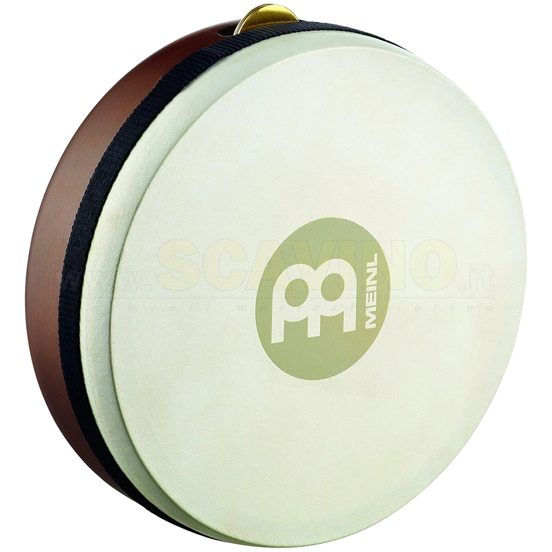 Meinl Percussion FD7KA - Kanjira, tamburo a cornice con membrana in pelle di capra, diametro 19,05 cm (7,5"), colore: Marrone (African Brown)