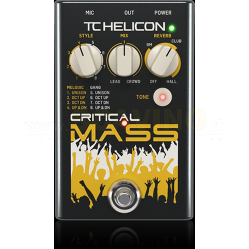 TC Helicon Critical Mass effetto voce