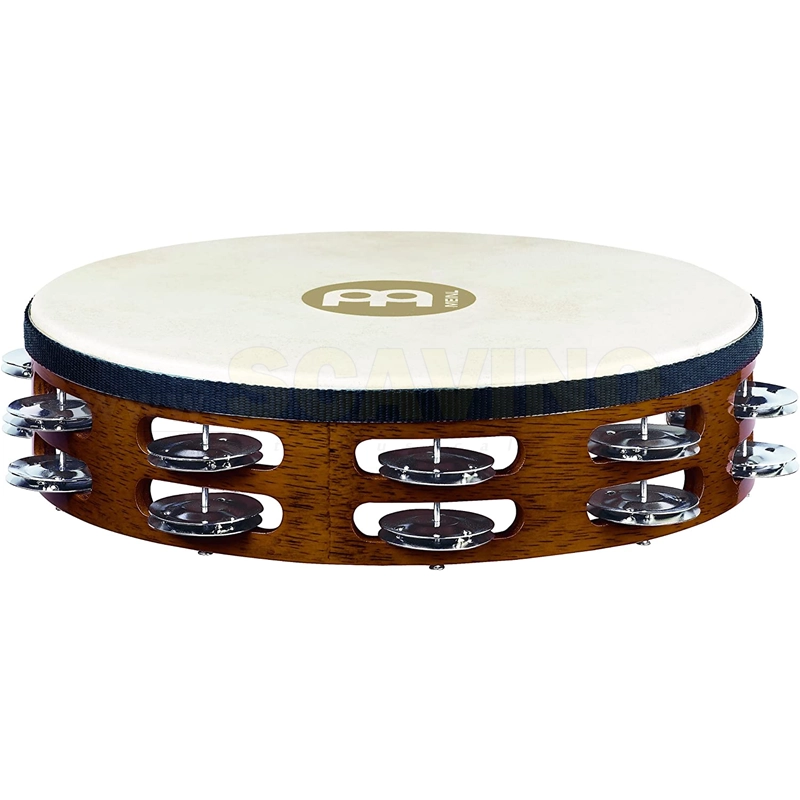 Meinl Tambourin Bois avec Peau TAH2AB wood