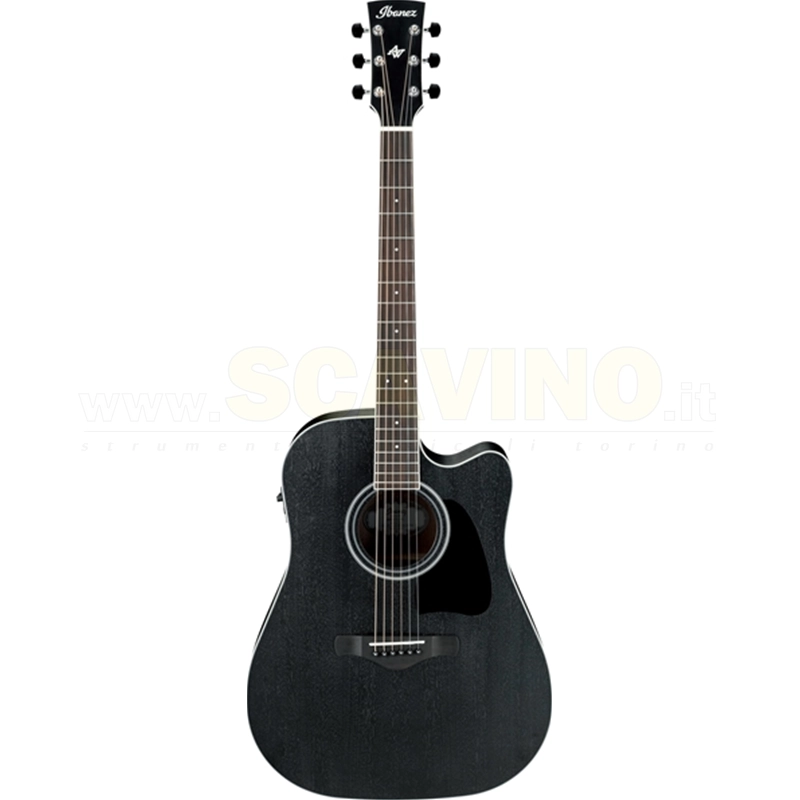 Ibanez AW84CEWK - Signature 6 corde finitura Weathered Black