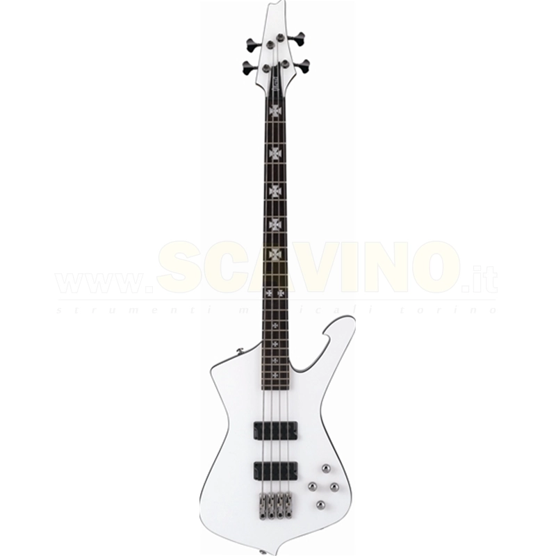 Ibanez SDB3PW Sharlee D'Angelo Signature 4 corde finitura Pearl White