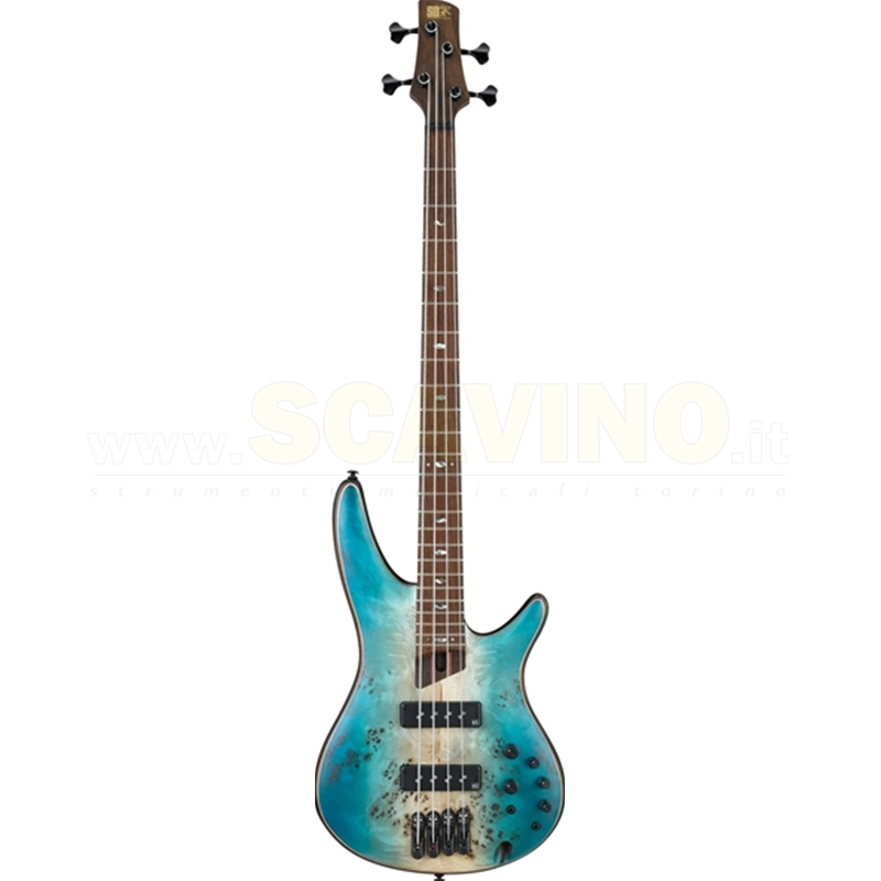 Ibanez SR1600BCHF Basso elettrico 4 corde finitura Caribbean Shoreline Flat