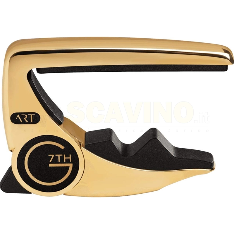 G7TH Performance 3 ART 6 Steel Strings Gold Plated Capo