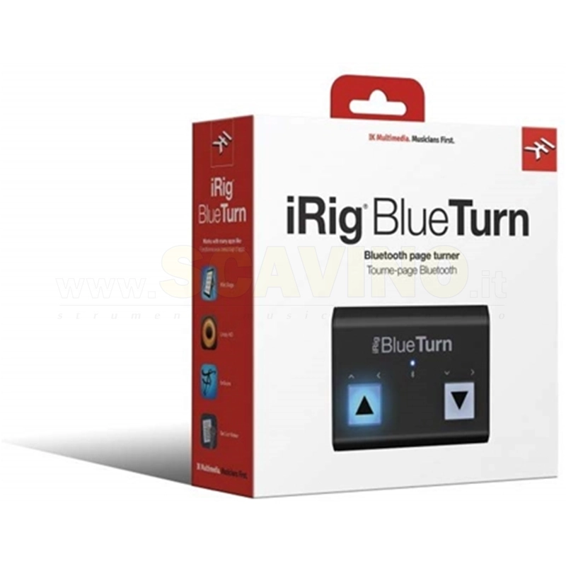 iRig BlueTurn Volta Pagine bluetooth per iPhone, iPad, Mac e Android